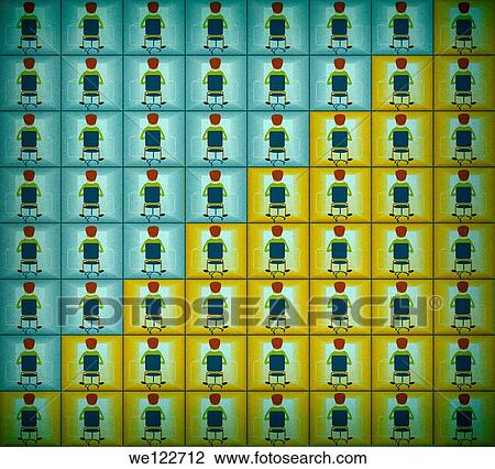 Office workers superimposed on a graph View Large Photo Image Stock Image - Office workers superimposed on a graph. Fotosearch