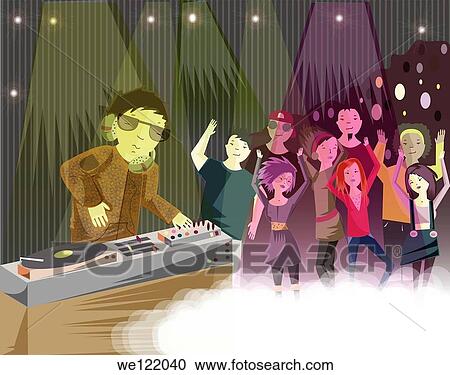 People dancing in a nightclub View Large Photo Image Stock Image - People dancing in a nightclub. Fotosearch