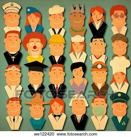 People with different occupations View Large Photo Image Stock Image - People with different occupations. Fotosearch