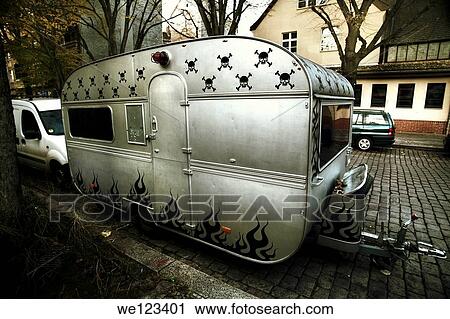 Punk Trailer in a street of East Berlin View Large Photo Image Stock Image - Punk Trailer in a street of East Berlin. Fotosearch