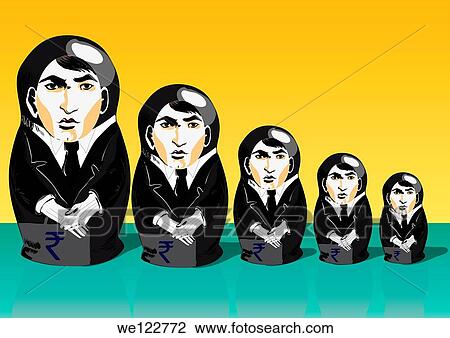 Russian nesting dolls with businesspeople theme View Large Photo Image Stock Image - Russian nesting dolls with businesspeople theme. Fotosearch
