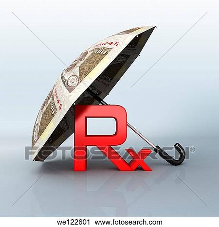 Rx symbol under an umbrella View Large Photo Image Stock Image - Rx symbol under an umbrella. Fotosearch