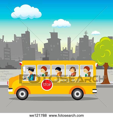 School bus on its way View Large Photo Image Stock Photo - School bus on its way. Fotosearch