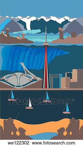 Tourist attractions of Canada View Large Photo Image Stock Image - Tourist attractions of Canada. Fotosearch