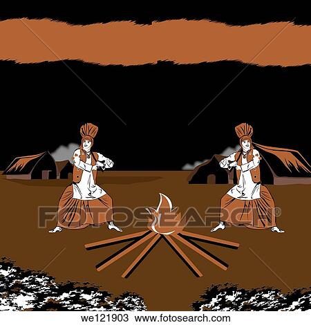 Two men celebrating Lohri festival, Punjab, India View Large Photo Image Stock Image - Two men celebrating Lohri festival, Punjab, India. Fotosearch