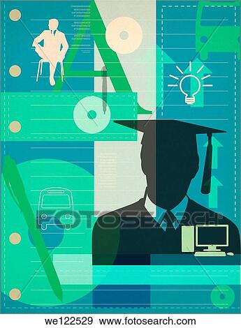 University student wearing a mortarboard View Large Photo Image Stock Photo - University student wearing a mortarboard. Fotosearch