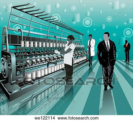 Workers working in a textile factory View Large Photo Image Picture - Workers working in a textile factory. Fotosearch