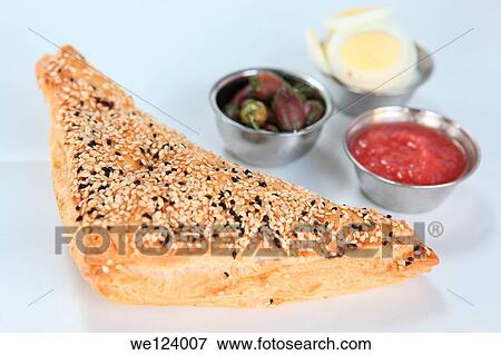 Borek (Also Burek) a Turkish pastry filled with cheese or potato or mushroom. View Large Photo Image Stock Photo - Borek (Also Burek) a Turkish pastry filled with cheese or potato or mushroom.. Fotosearch