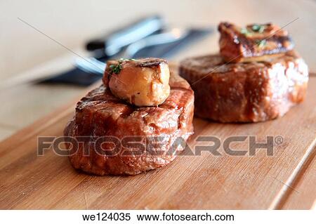 Char Grilled fillet beefsteak. View Large Photo Image Stock Photography - Char Grilled fillet beefsteak.. Fotosearch