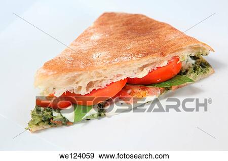 Stock Photo - cheese sandwich with tomato.. Fotosearch