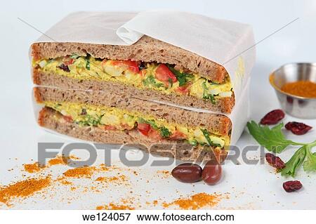 Egg Sandwich. View Large Photo Image Stock Photo - Egg Sandwich.. Fotosearch