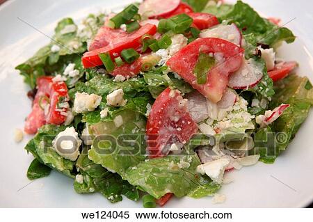 Green salad with lettuce, rocket (Arugula) tomatoes and cheese. View Large Photo Image Stock Photography - Green salad with lettuce, rocket (Arugula) tomatoes and cheese.. Fotosearch