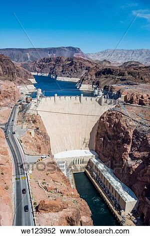 Stock Image - Hover Dam, Arizona - Nevada.. Fotosearch