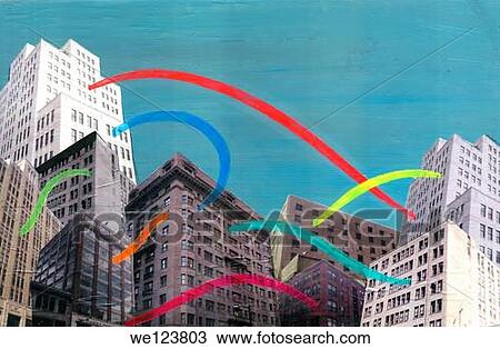 Illustration of buildings with colorful lights connecting each other representing social networking. View Large Photo Image Stock Image - Illustration of buildings with colorful lights connecting each other representing social networking.. Fotosearch