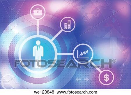Illustration of business connections. View Large Photo Image Stock Photo - Illustration of business connections.. Fotosearch