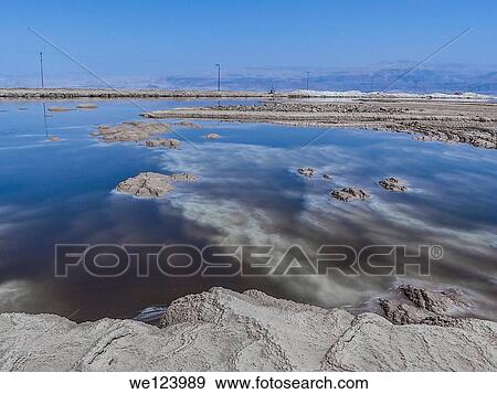 Israel, Dead Sea landscape view. View Large Photo Image Stock Photo - Israel, Dead Sea landscape view.. Fotosearch