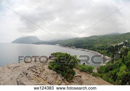Ayu-Dag or Medved'-gora (Bear Mountain), Yalta, Crimea, Ukraine, Eastern Europe. View Large Photo Image Stock Image - Ayu-Dag or Medved'-gora (Bear Mountain), Yalta, Crimea, Ukraine, Eastern Europe.. Fotosearch