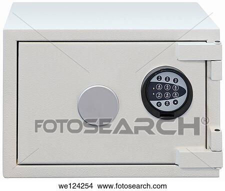 Electronic Home Safe Isolated with Clipping Path. View Large Photo Image Picture - Electronic Home Safe Isolated with Clipping Path.. Fotosearch