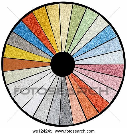 Facade Color Swatch Wheel Sample. View Large Photo Image Stock Photography - Facade Color Swatch Wheel Sample.. Fotosearch