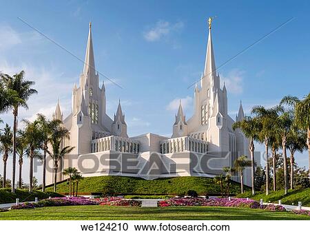 San Diego Mormon Temple at La Jolla, California, USA. View Large Photo Image Stock Image - San Diego Mormon Temple at La Jolla, California, USA.. Fotosearch