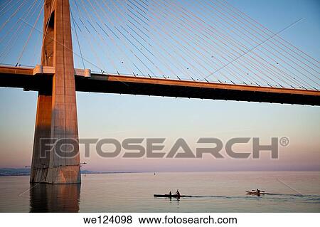 Vasco da Gama Bridge. Lisbon. Portugal. View Large Photo Image Stock Photo - Vasco da Gama Bridge. Lisbon. Portugal.. Fotosearch