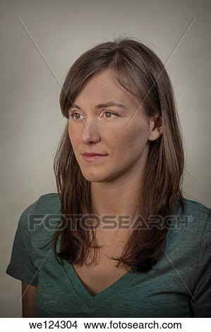 Picture - Young woman posing.. Fotosearch