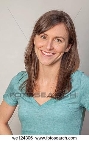 Young woman posing. View Large Photo Image Stock Photograph - Young woman posing.. Fotosearch