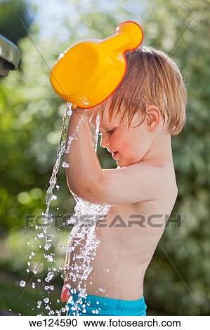 fun kid splashing water. View Large Photo Image Stock Image - fun kid splashing water.. Fotosearch