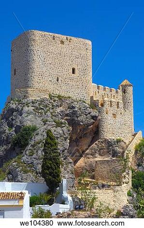 12th century Moorish castle Olvera, Pueblos Blancos ´white towns´, Cádiz province, Andalusia, Spain View Large Photo Image Stock Image - 12th century Moorish castle Olvera, Pueblos Blancos ´white towns´, Cádiz province, Andalusia, Spain. Fotosearch