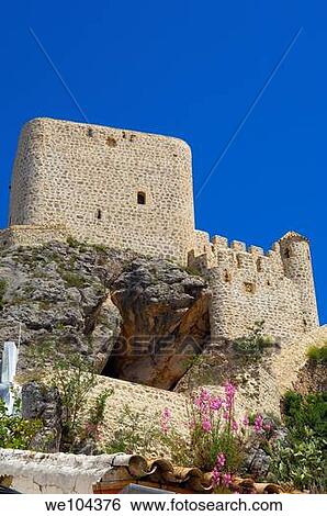 12th century Moorish castle Olvera, Pueblos Blancos ´white towns´, Cádiz province, Andalusia, Spain View Large Photo Image Stock Photograph - 12th century Moorish castle Olvera, Pueblos Blancos ´white towns´, Cádiz province, Andalusia, Spain. Fotosearch