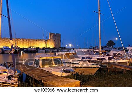 Aigues Mortes walls at Dusk Petit Camargue, Gard department, Languedoc-Roussillon Region France View Large Photo Image Stock Photograph - Aigues Mortes walls at Dusk Petit Camargue, Gard department, Languedoc-Roussillon Region France. Fotosearch