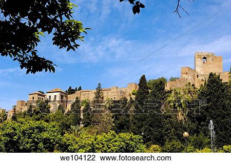 Alcazaba Moorish fortification, Malaga, Costa del Sol, Andalusia, Spain View Large Photo Image Stock Image - Alcazaba Moorish fortification, Malaga, Costa del Sol, Andalusia, Spain. Fotosearch