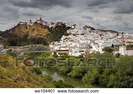 Arcos de la Frontera and Guadalete river, Cadiz, Andalusia, Spain View Large Photo Image Stock Image - Arcos de la Frontera and Guadalete river, Cadiz, Andalusia, Spain. Fotosearch