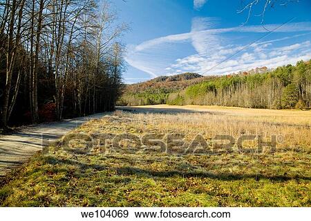Stock Photo - Autumn, Cataloochee Cove, Great Smoky Mtns NP, North Carolina. Fotosearch