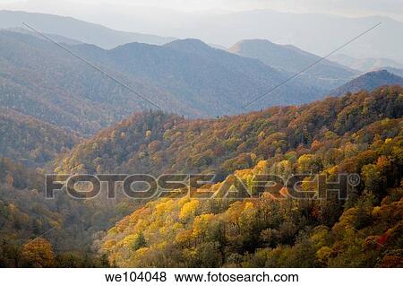 Stock Photo - Autumn, Great Smoky Mountains National Park, TN-NC. Fotosearch