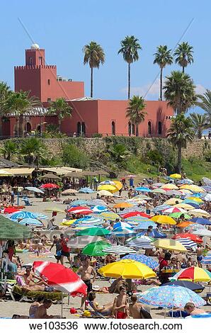 Beach and Bil-Bil castle at background, Benalmadena Malaga province, Costa del Sol, Andalucia, Spain View Large Photo Image Stock Photograph - Beach and Bil-Bil castle at background, Benalmadena Malaga province, Costa del Sol, Andalucia, Spain. Fotosearch