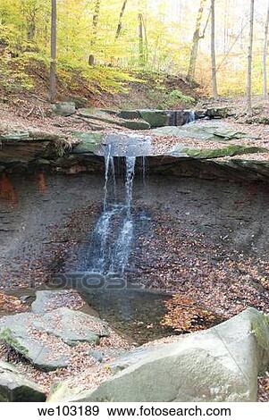 Blue Hen Falls in the Fall in Ohio´s National Parks View Large Photo Image Stock Photo - Blue Hen Falls in the Fall in Ohio´s National Parks. Fotosearch
