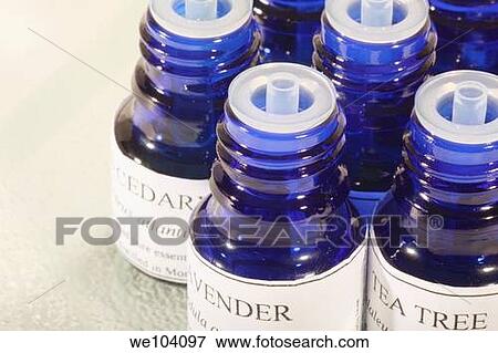 Bottles of essential oils used in aromatherapy View Large Photo Image Stock Photo - Bottles of essential oils used in aromatherapy. Fotosearch