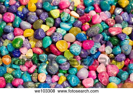 Colorful rock pebbles View Large Photo Image Stock Photo - Colorful rock pebbles. Fotosearch