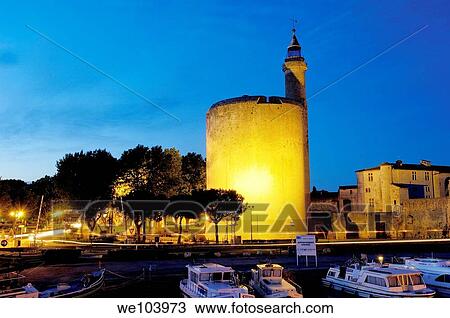 Constance Tower at Dusk Aigues Mortes Petit Camargue, Gard department Languedoc- Roussillon region, France View Large Photo Image Stock Image - Constance Tower at Dusk Aigues Mortes Petit Camargue, Gard department Languedoc- Roussillon region, France. Fotosearch