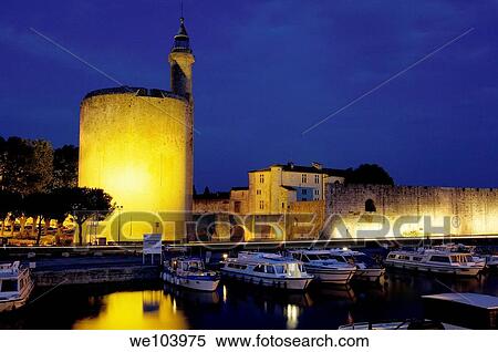 Constance Tower at Dusk Aigues Mortes Petit Camargue, Gard department Languedoc- Roussillon region, France View Large Photo Image Stock Photography - Constance Tower at Dusk Aigues Mortes Petit Camargue, Gard department Languedoc- Roussillon region, France. Fotosearch