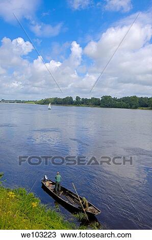 Fishing at the Vienne River, Chinon, Indre-et-Loire, Loire Valley, France View Large Photo Image Stock Image - Fishing at the Vienne River, Chinon, Indre-et-Loire, Loire Valley, France. Fotosearch