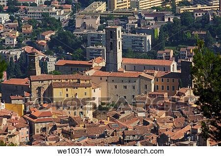 Picture - Grasse worldwide capital of perfumery, Alpes-Maritimes, Provence-Alpes-Côte d´Azur d´azur, France. Fotosearch