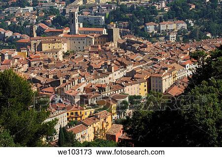 Stock Image - Grasse worldwide capital of perfumery, Alpes-Maritimes, Provence-Alpes-Côte d´Azur d´azur, France. Fotosearch