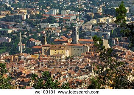 Stock Image - Grasse worldwide capital of perfumery, Alpes-Maritimes, Provence-Alpes-Côte d´Azur d´azur, France. Fotosearch