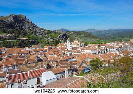 Grazalema, ´Pueblos Blancos´ (white towns), Sierra de Grazalema Natural Park, Cadiz province, Andalusia, Spain View Large Photo Image Stock Photograph - Grazalema, ´Pueblos Blancos´ (white towns), Sierra de Grazalema Natural Park, Cadiz province, Andalusia, Spain. Fotosearch