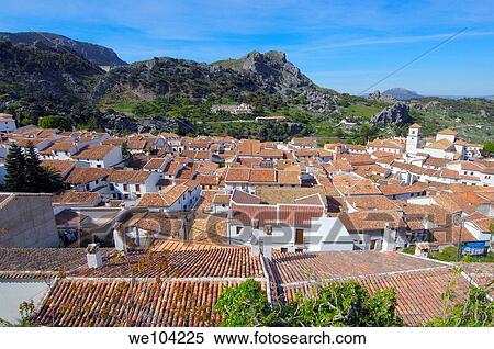 Grazalema, ´Pueblos Blancos´ (white towns), Sierra de Grazalema Natural Park, Cadiz province, Andalusia, Spain View Large Photo Image Stock Photography - Grazalema, ´Pueblos Blancos´ (white towns), Sierra de Grazalema Natural Park, Cadiz province, Andalusia, Spain. Fotosearch