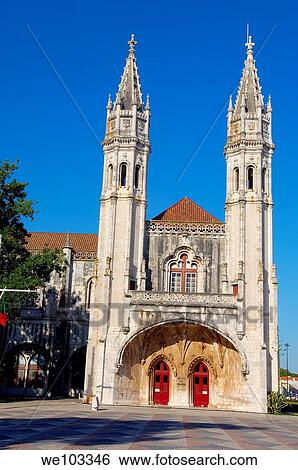Stock Photograph - Museu de Marinha ´Naval Museum´ Mosteiro dos Jeronimos, Monastery of the Hieronymites UNESCO World Heritage Site, Belem Lisbon Portugal. Fotosearch