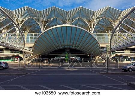 Oriente railway station by Santiagio Calatrava, Gare do Oriente at parque das naçoes, site expo 98, Lisbon, Portugal, Europe View Large Photo Image Stock Image - Oriente railway station by Santiagio Calatrava, Gare do Oriente at parque das naçoes, site expo 98, Lisbon, Portugal, Europe. Fotosearch