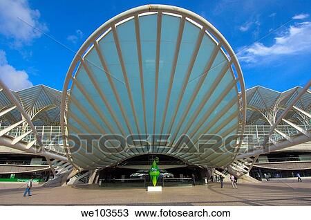 Oriente railway station by Santiagio Calatrava, Gare do Oriente at parque das naçoes, site expo 98, Lisbon, Portugal, Europe View Large Photo Image Stock Image - Oriente railway station by Santiagio Calatrava, Gare do Oriente at parque das naçoes, site expo 98, Lisbon, Portugal, Europe. Fotosearch